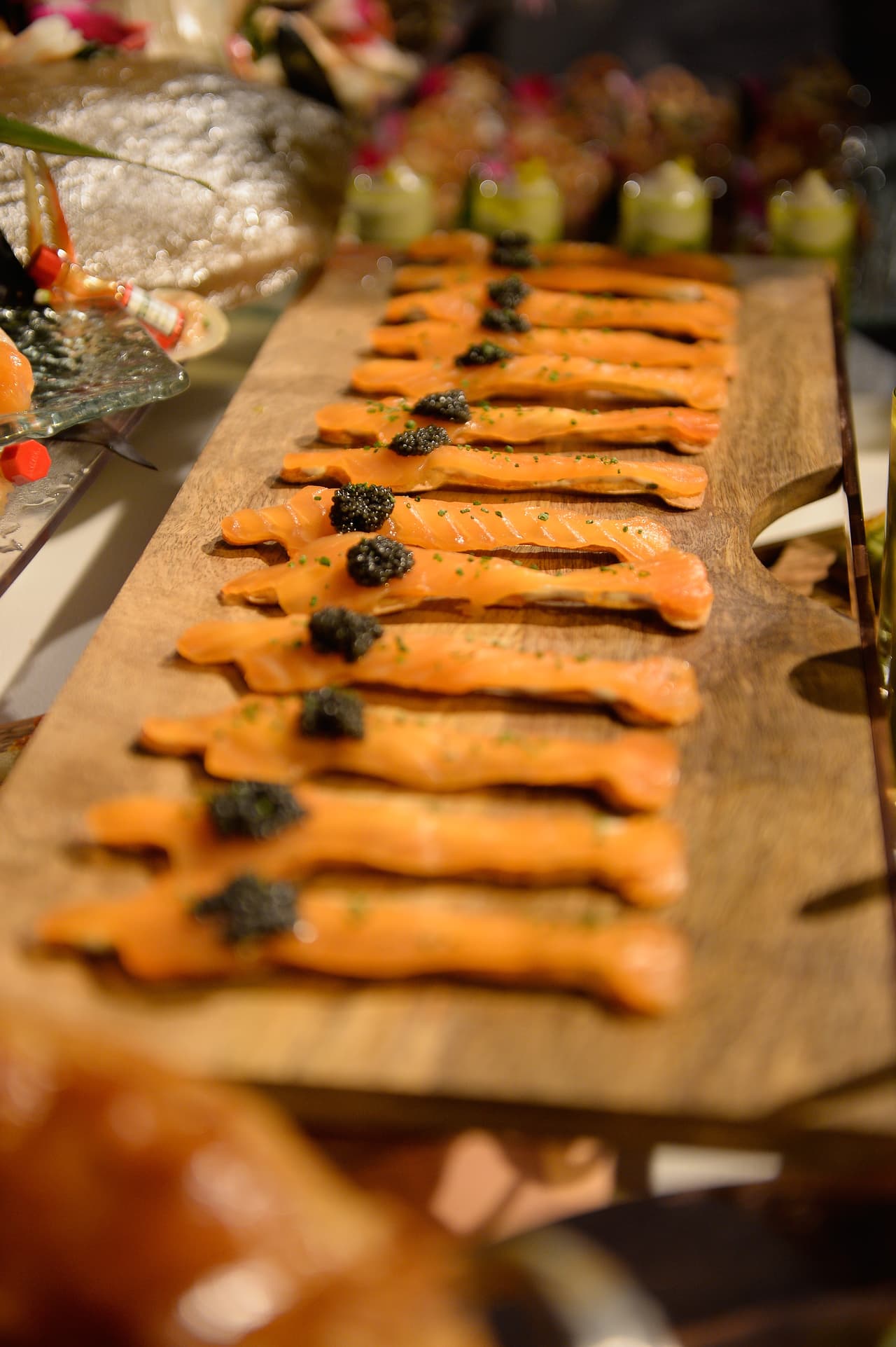 ¿Quieres un trozo de salmón en forma del Oscar?