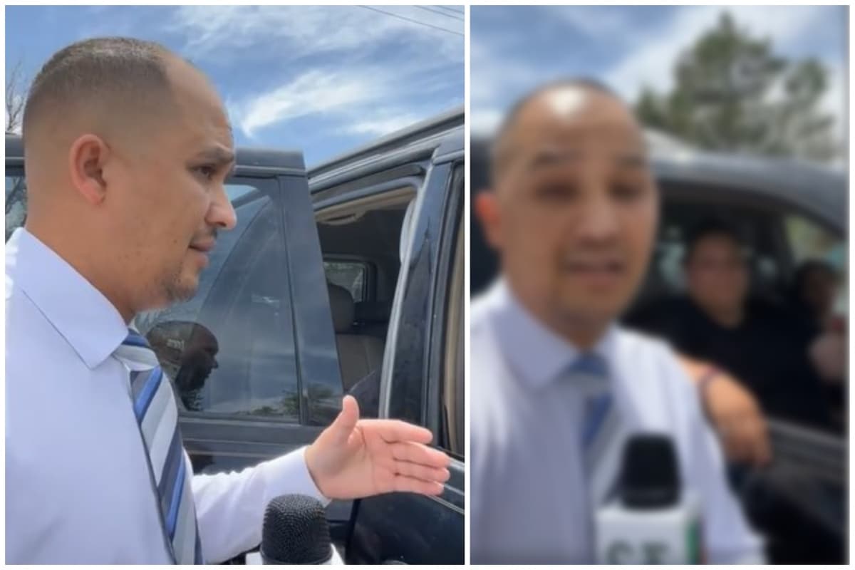 Mientras el reportero de Univision 32 realizaba un Facebook Live, la madre de Angélica Hernández llegó a su casa, y a pesar de que no puede dar declaraciones, dijo que es una tragedia la que vive su familia.