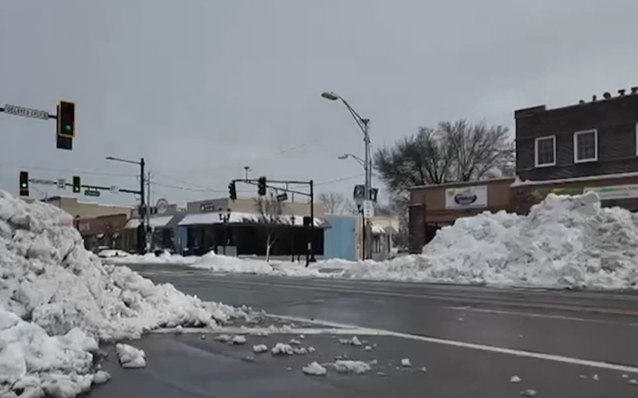 Nevada en Vineland deja apagones, caída de árboles y acumulaciones de nieve
