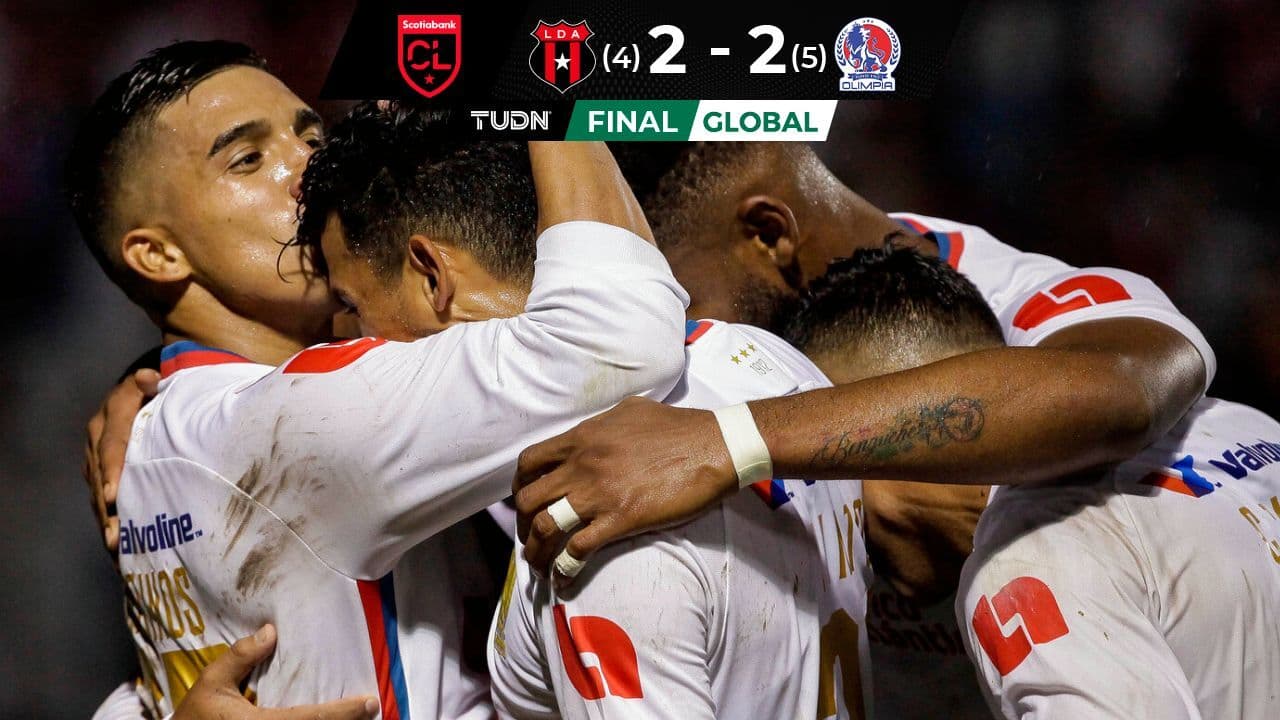 Olimpia empata 2-2 con Alajuelense y es campeón de la Concacaf League