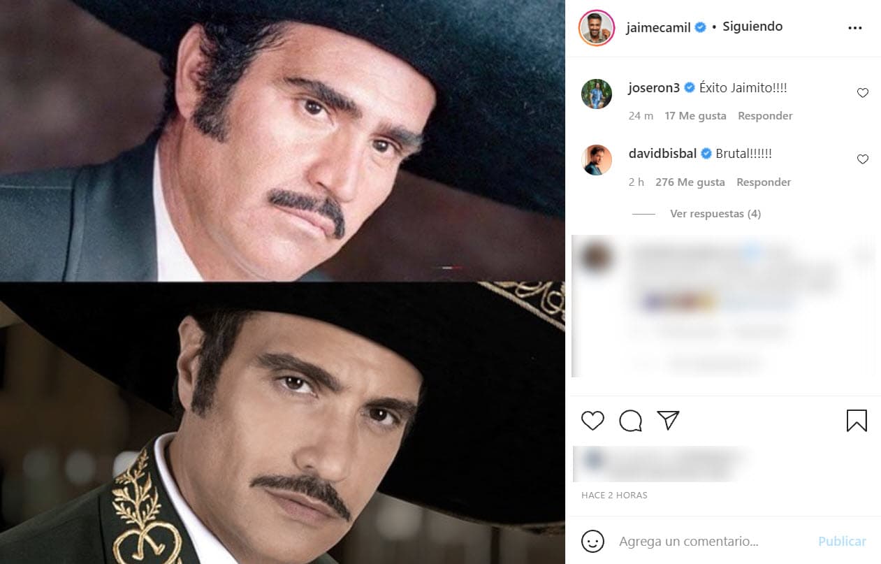 Aseguró que su participación en la serie la hará "con un profundo y mayúsculo respeto y una minuciosa preparación histriónica (biográfica, personal y sobre todo emotiva)".
<br>