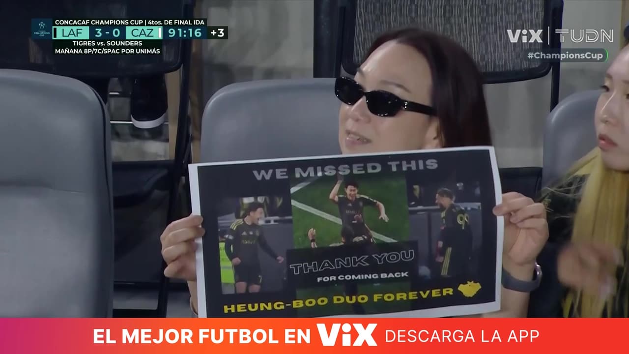 ¡El gesto de la afición de LAFC a Heung-Min Son vs. Cruz Azul!