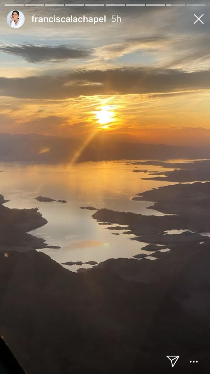 A través de las redes sociales, la presentadora del show matutino compartió los bellos paisajes que encontró en este especial viaje.