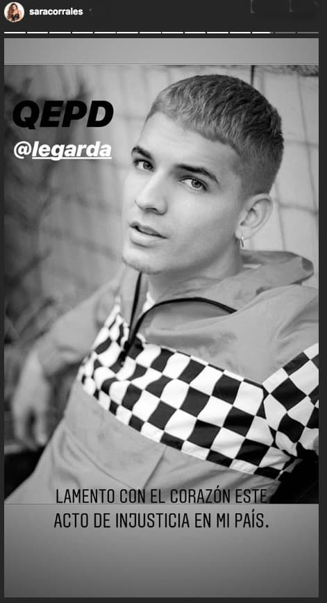 Y con esta imagen, Corrales deseó que Legarda descanse en paz.