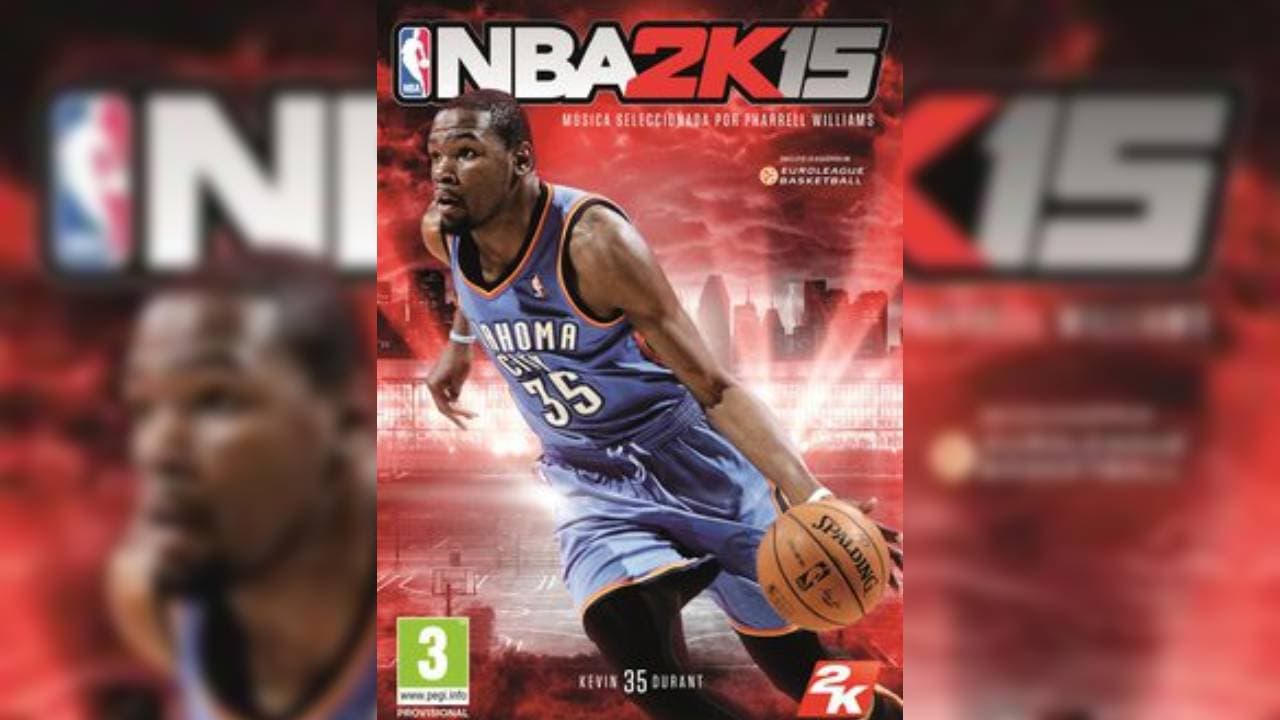 NBA 2k15 | El entonces jugador del Oklahoma City Thunder, Kevin Durant, fue el encargado del relevo en la portada del videojuego.