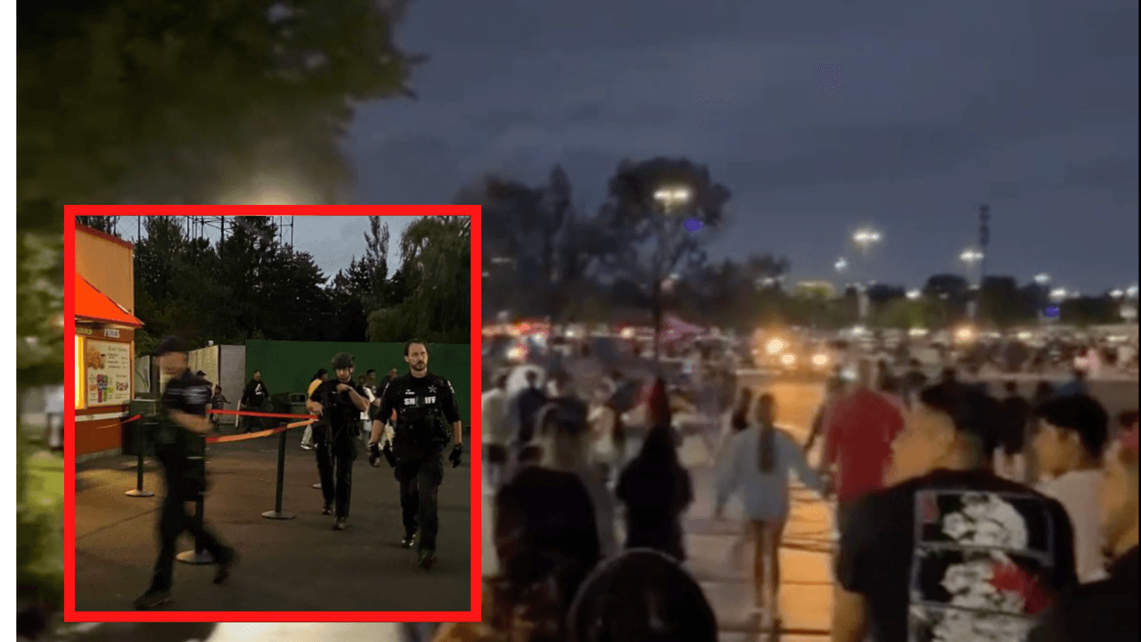 Tiroteo afuera del parque temático Six Flags en Gurnee deja tres personas heridas