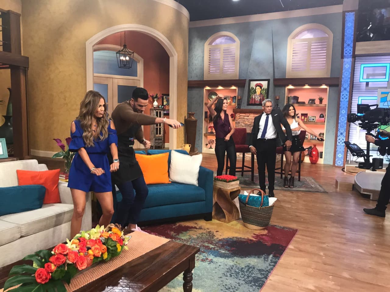 Johnny es el rey de la pista y puso a todos a bailar esta mañana.