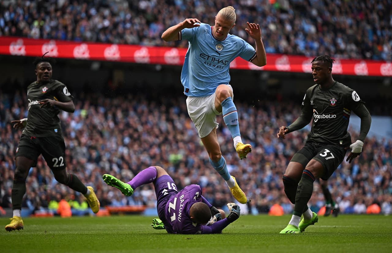 Manchester City aplastó 4-0 al Southampton con goles de Joao Cancelo, Phil Foden, Riyad Mahrez y Erling Haaland en la Jornada 10 de la Premier League.