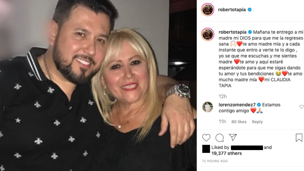 Este jueves, 19 de diciembre, se lleva a cabo la operación que permitirá conocer 
<b>cuánto daño sufrió la mamá del cantante</b>. Por eso, él la entregó a Dios, pidiendo que se le regrese sana.