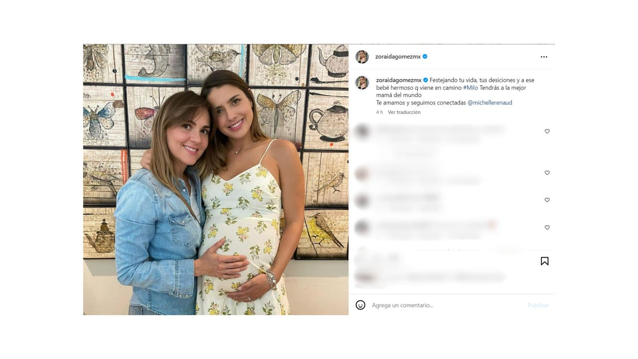 Zoraida Gómez acompañó a la actriz en la íntima reunión.