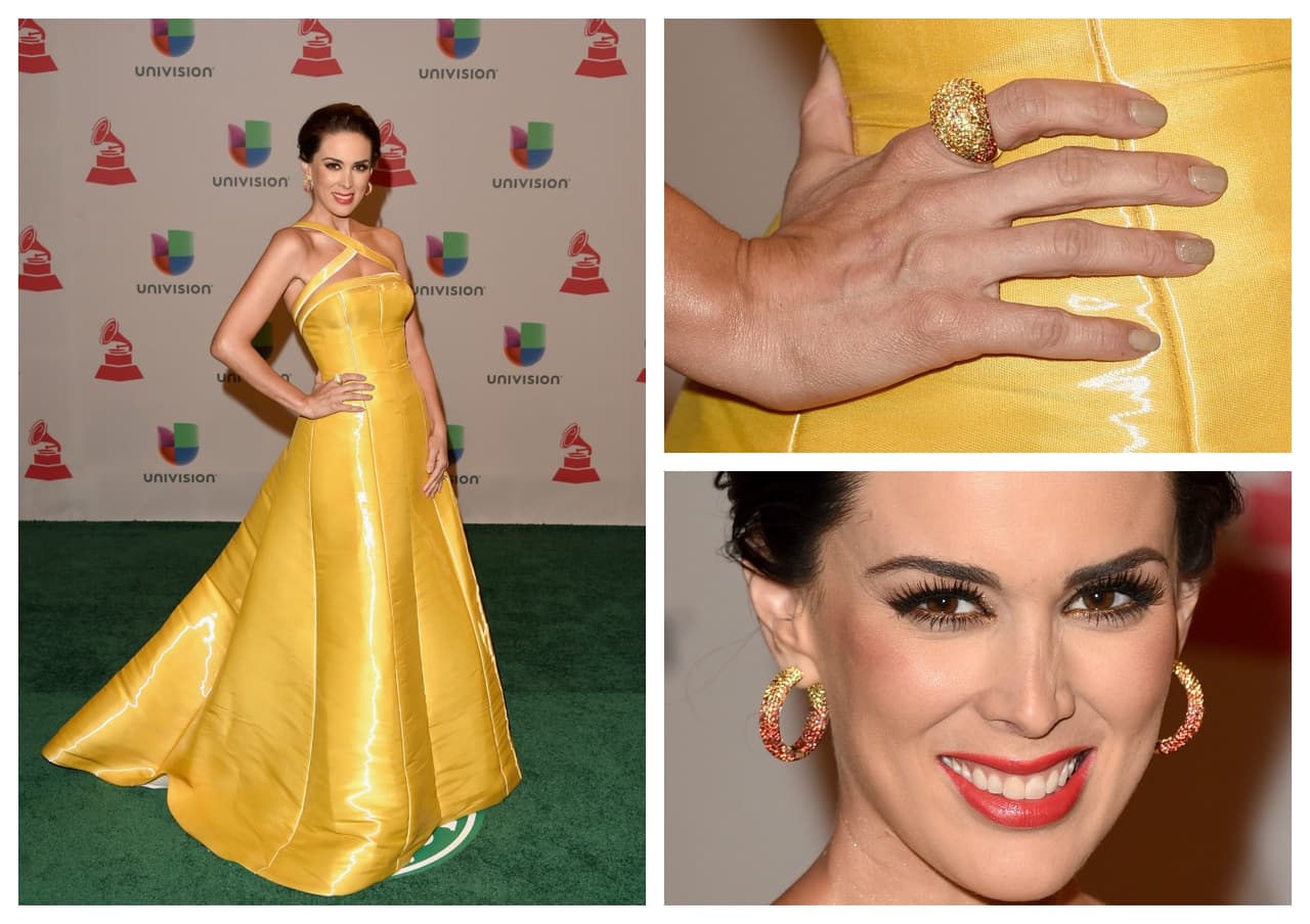 Jacky Bracamontes es una princesa de cuento. Y el año pasado lució un traje amarillo brillante que empató con un anillo dorado y aretes a tono.