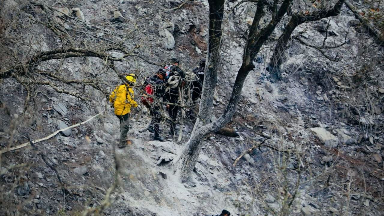 Los cuerpos de emergencia respondieron a un reporte de incendio forestal en la zona. Al llegar,
<b>descubrieron la camioneta accidentada y los restos de algunos de sus pasajeros</b>. Doce personas murieron en el lugar y
<b>cuatro más fueron rescatadas con vida</b>, aunque en estado crítico. Los heridos fueron trasladados a hospitales en Monterrey.