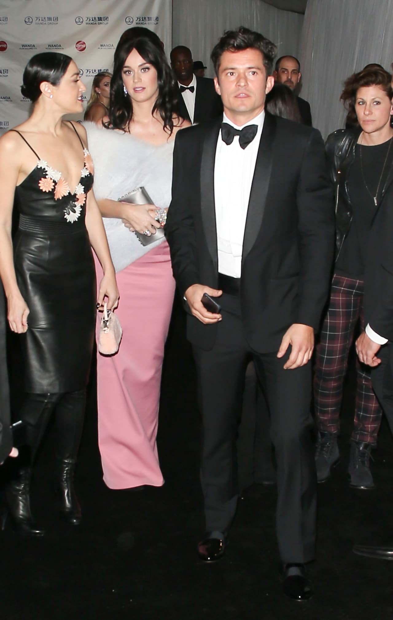 Katy se veía guapísima y él muy galán.