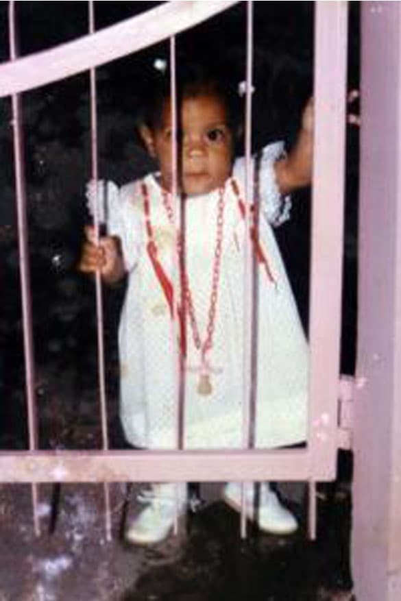 Al parecer también era una chiquilla traviesa, ¿será que estaba pensando escapar?