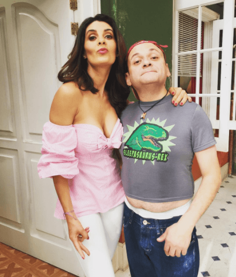 Mayrín Villanueva y Lalo España, listos para hacernos reír con sus personajes.