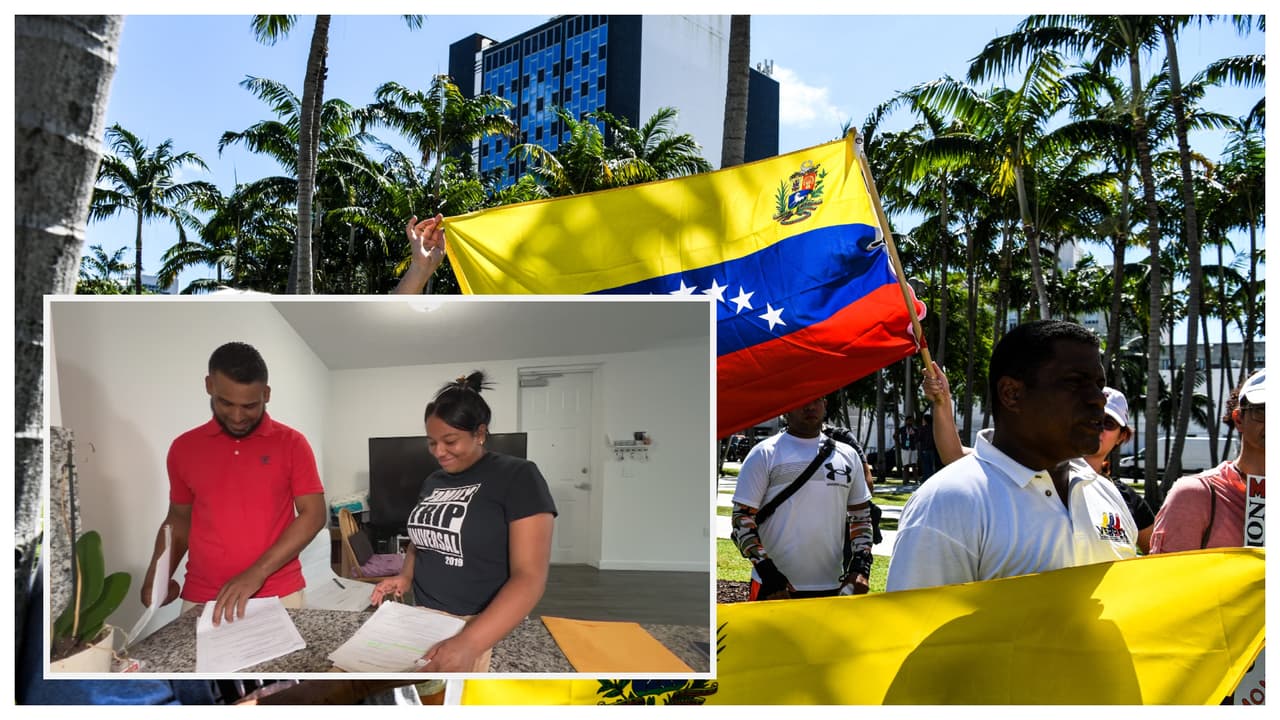 Familia venezolana con orden de deportación que vive en Miami-Dade celebra extensión del TPS