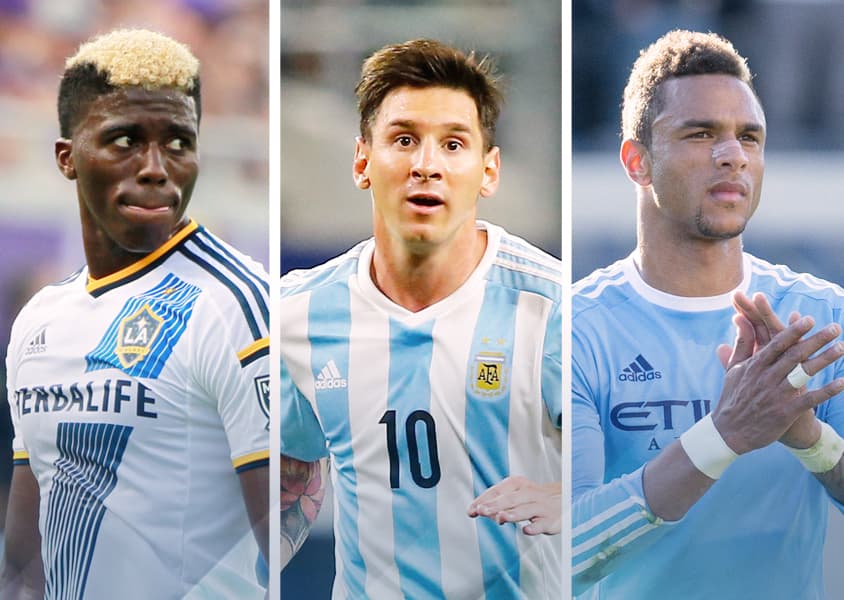 Lionel Messi le regala sus botines a dos promesas de la MLS, Gyasi Zardes y Khiry Shelton
