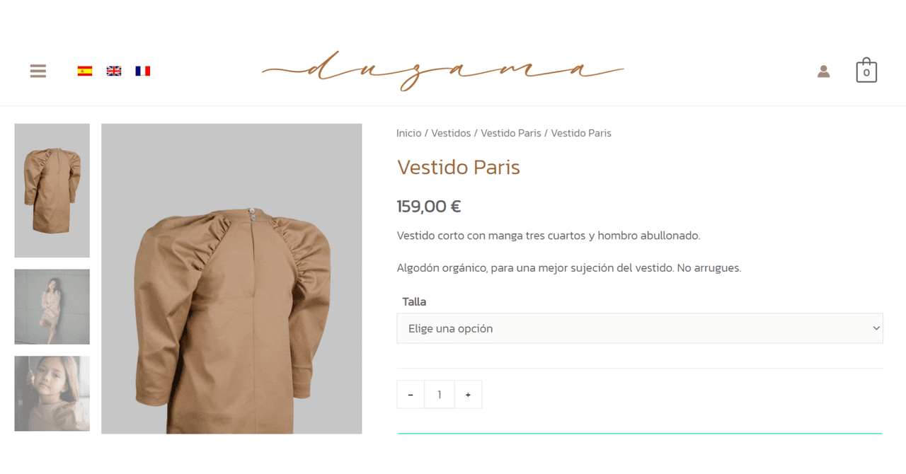 El vestido que usó Alana, la hija de Georgina Rodríguez