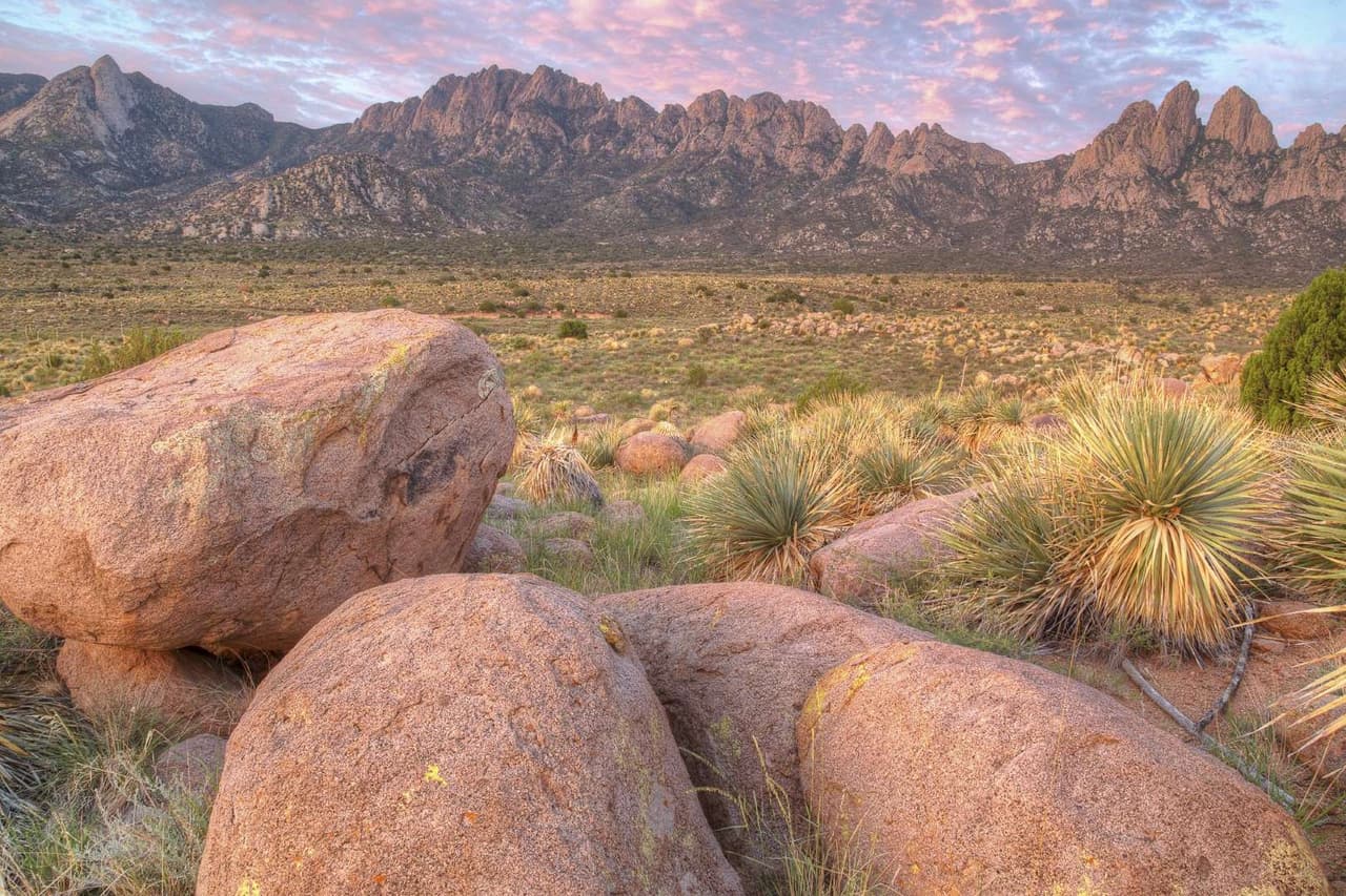 <b>Organ Mountains-Desert Peaks, Nuevo Mexico.</b> Casi medio millón de acres protegió la declaración de Barack Obama del Monumento Nacional Organ Mountains-Desert, al sur de Nuevo México, junto a la frontera con el Estado mexicano de Chihuahua. 
<br>