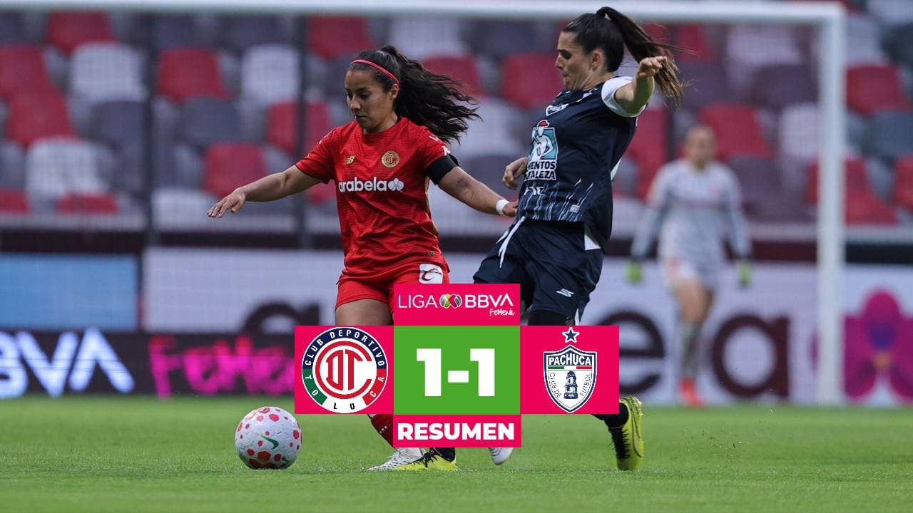 Resumen | Toluca y Pachuca dividen puntos en el infierno