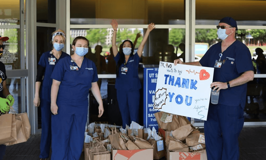 Médicos, enfermeras, bomberos, etc.