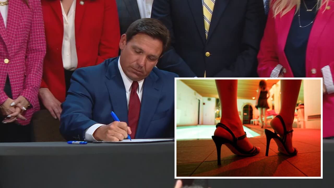 Mano dura contra el tráfico humano: gobernador DeSantis firma nueva ley para luchar contra este crimen en Florida