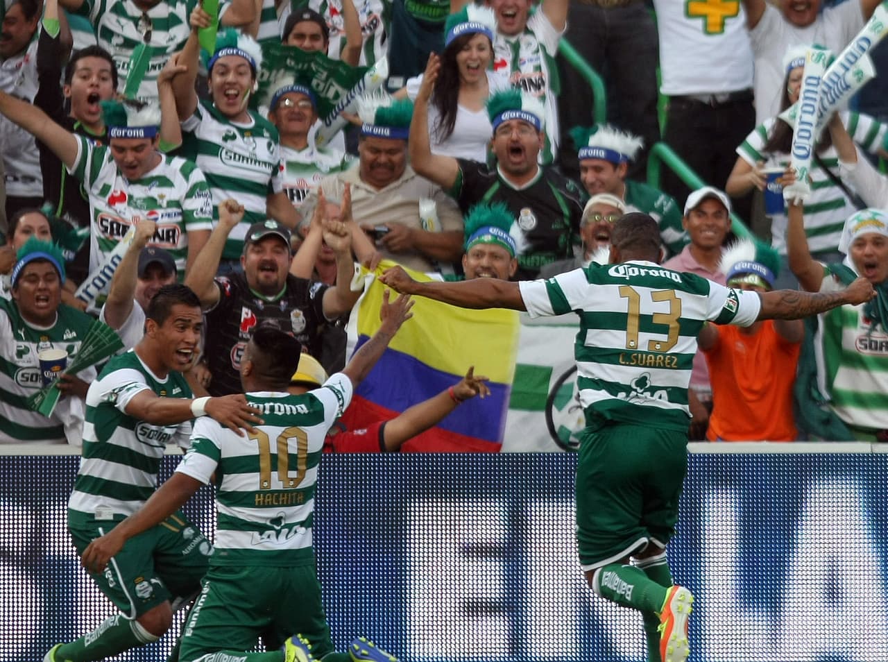El partido de vuelta fue de dominio para Santos, que venció 2-1 a Monterrey para coronarse campeón del Clausura-2012.