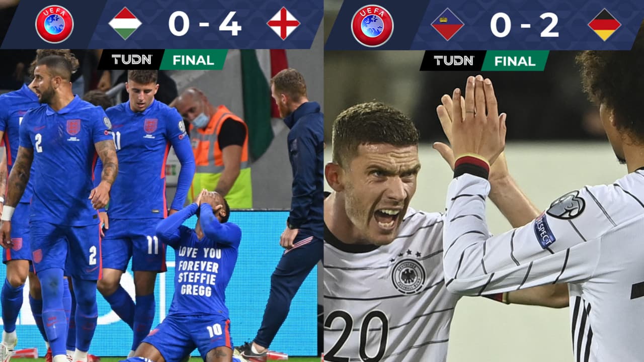 Alemania e Inglaterra 'bombardearon' Hungría y Liechtenstein rumbo a Qatar 2022
