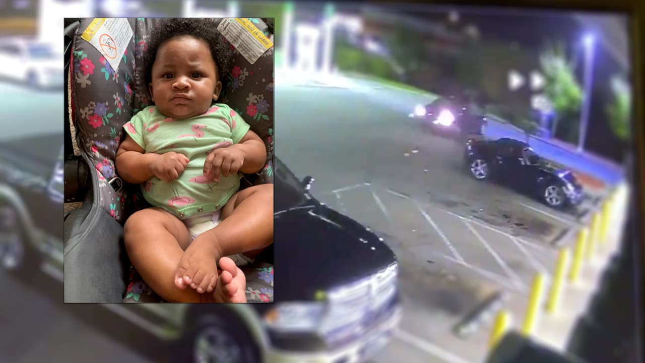 Bebé a salvo: Se roban un auto con una niña de 9 meses a bordo en una gasolinera de Durham