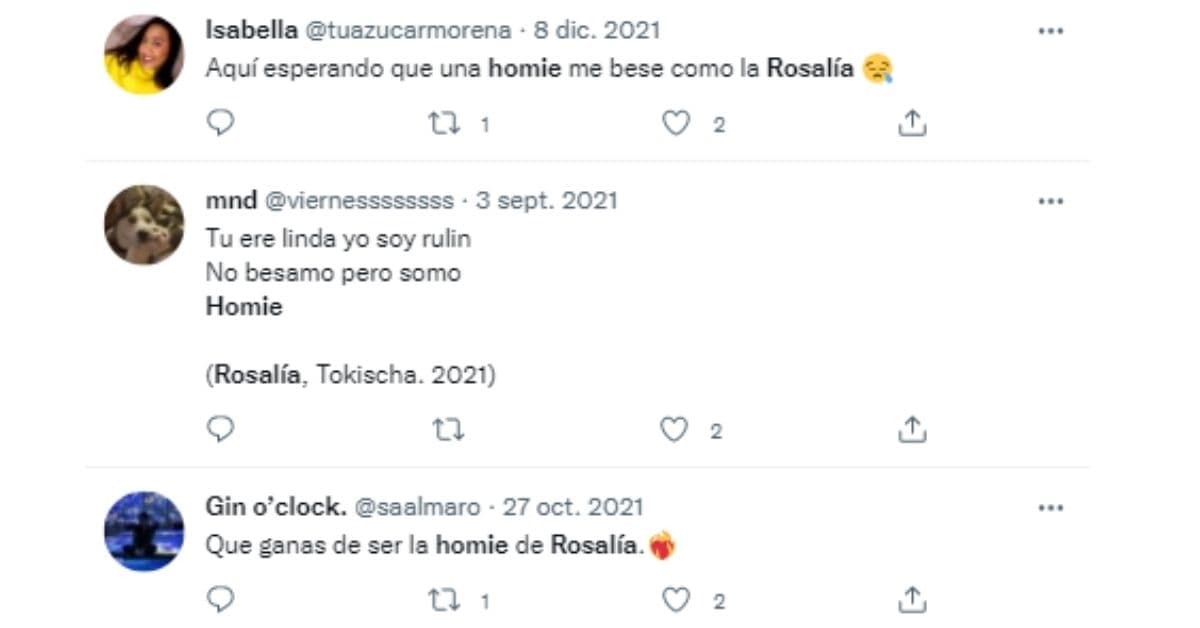 usuarios hacen memes por canciones de Rosalía