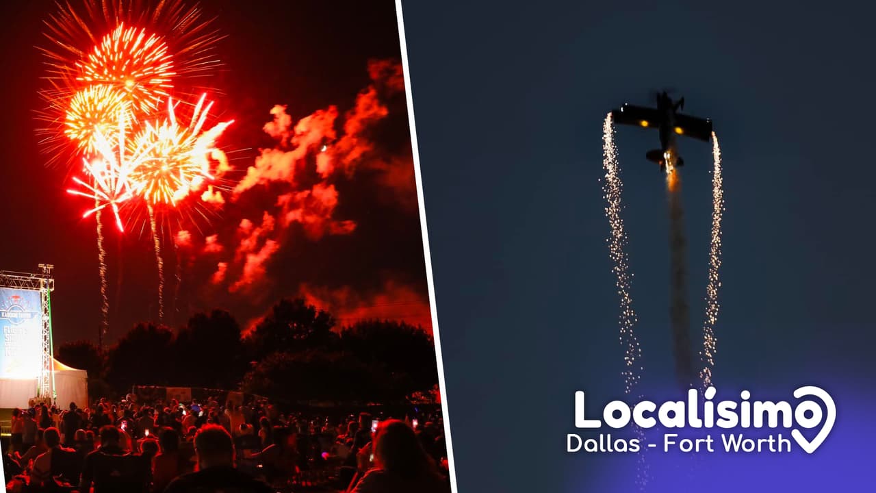 Espectáculo aéreo y fuegos artificiales: El cielo será el escenario para celebrar la Independencia en el norte de Texas 