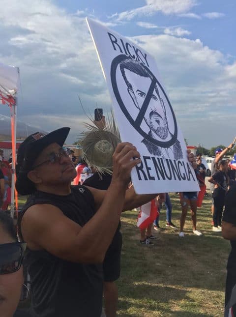 La comunidad de boricuas en Killeen, Texas, convocaron una manifestación pacífica para exigir la renuncia del gobernador de Puerto Rico, Ricardo Rosselló.
