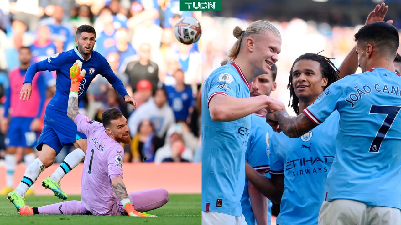 Pulisic anota primer gol con Chelsea; Haaland llega a 20 con el City