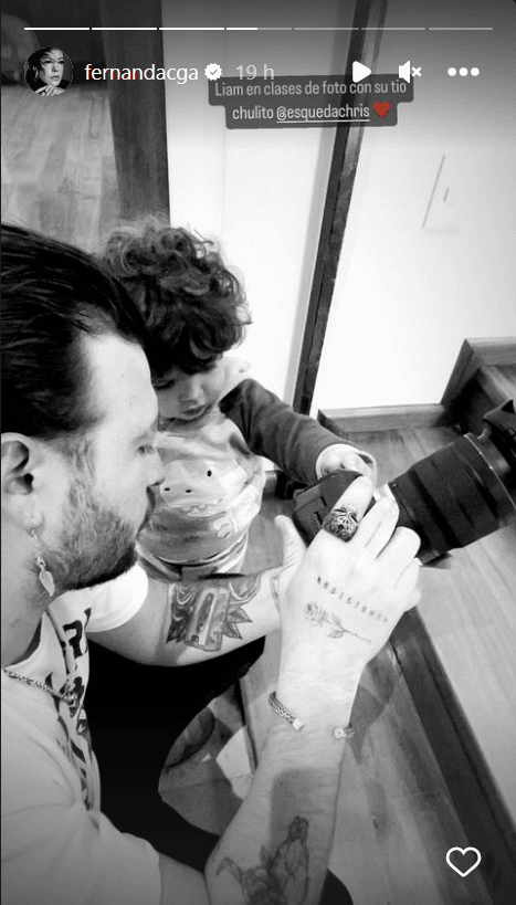 Fernanda Castillo mostró lo grande que está su hijo Liam