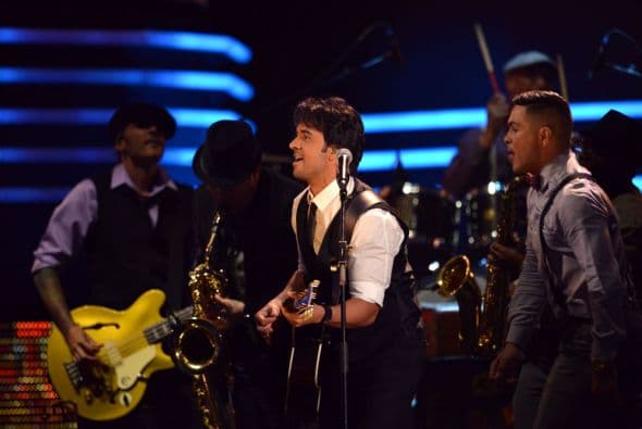 Con 'Corazón en la maleta' cambió totalmente de ritmo a todo lo que se venía escuchando durante la noche.