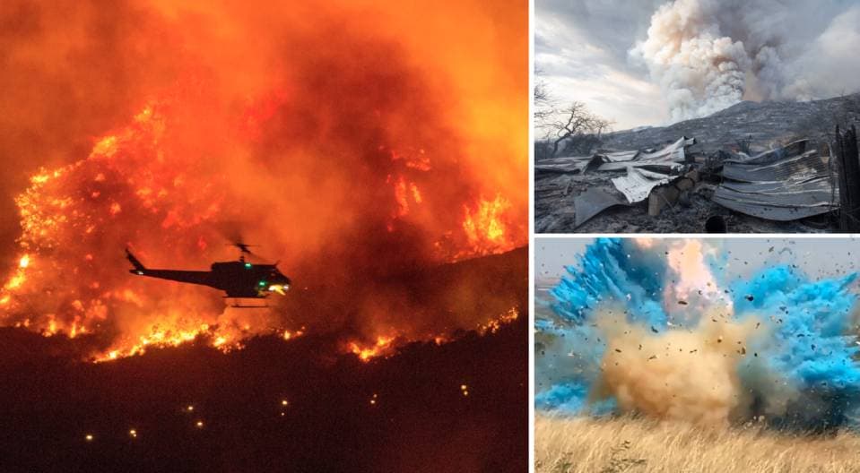 Una fiesta de revelación de género desata el voraz incendio que destruye más de 10,000 acres en el sur de California