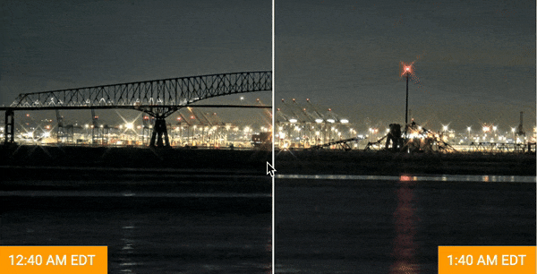 Explicación visual: Así fue como el carguero Dali derrumbó el puente de Baltimore