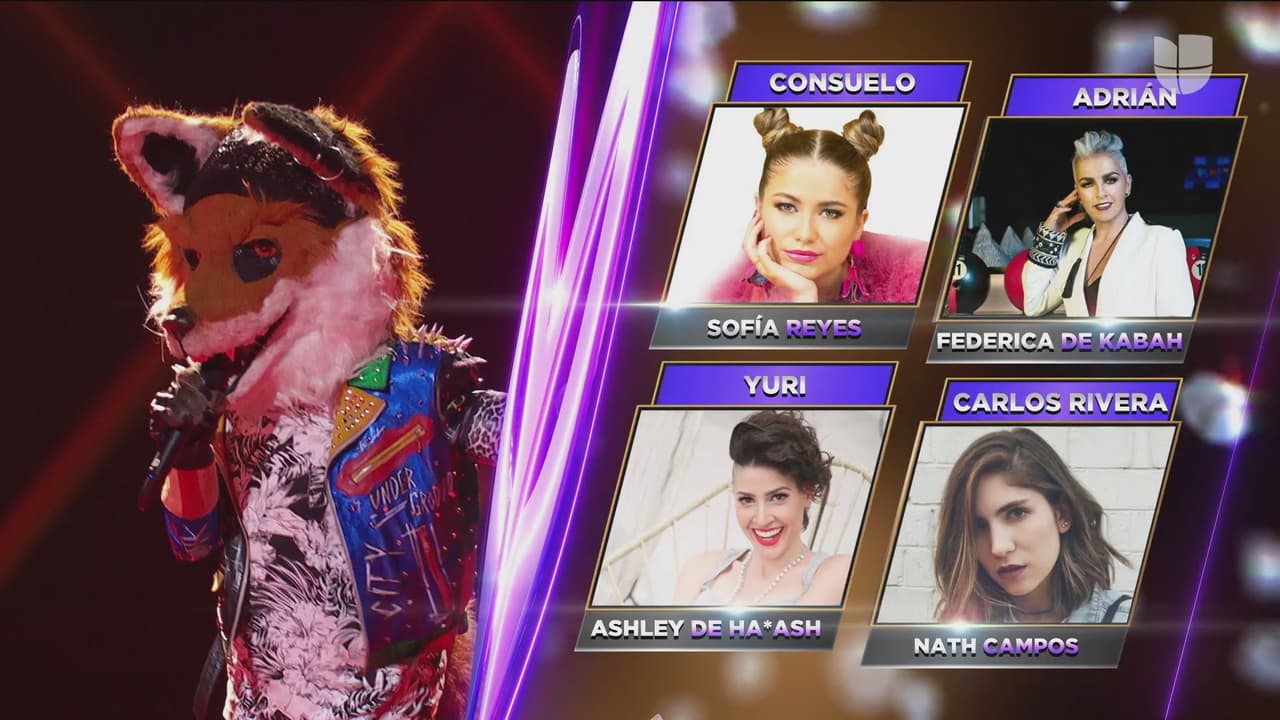 El carismático zorro cantó la melodía 'Mientes tan bien', que la agrupación Sin Bandera lanzó en el año 2003. Yuri, Consuelo y los demás investigadores corearon con esta famosa y al final decidieron que estas cuatro chicas podrián estar bajo su disfraz.