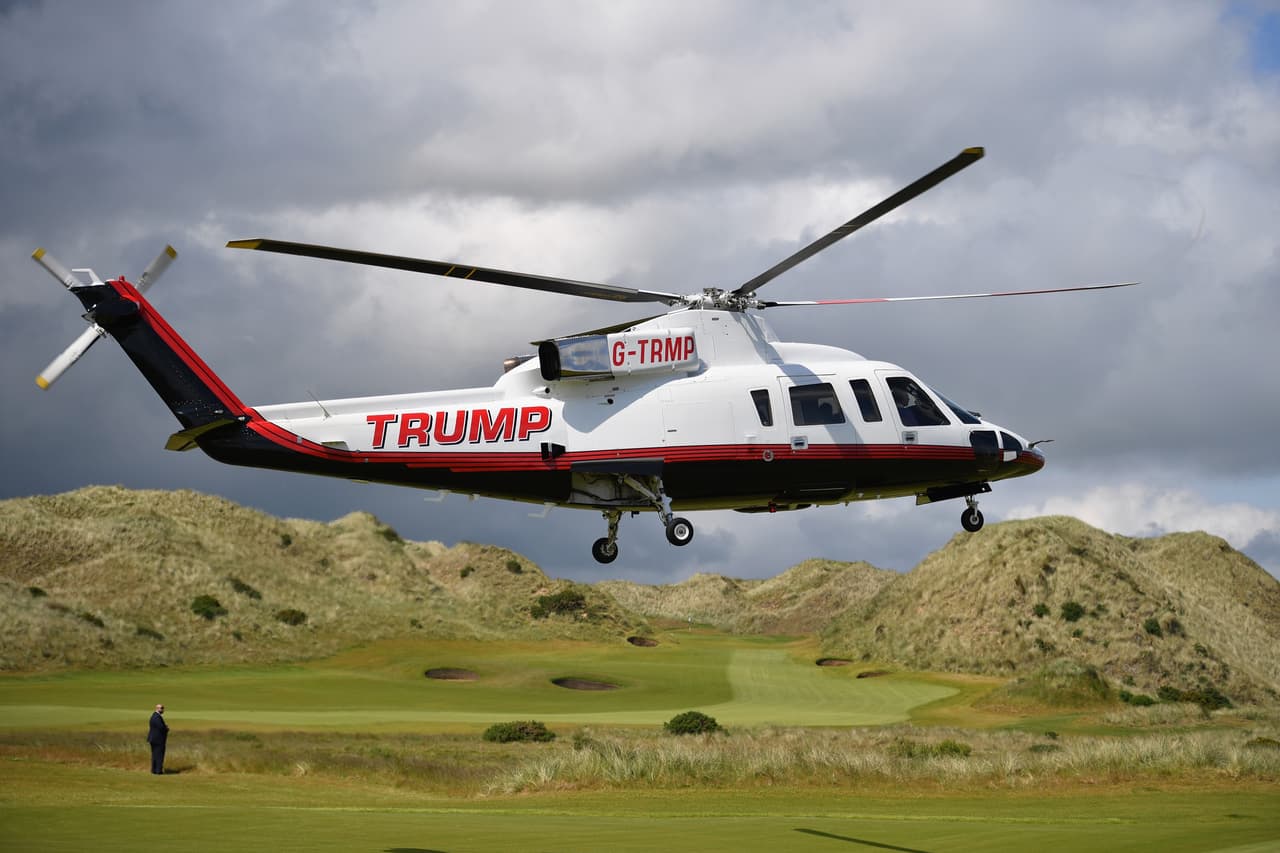 “Haz una oferta”: Donald Trump pone a la venta otro de sus helicópteros personales