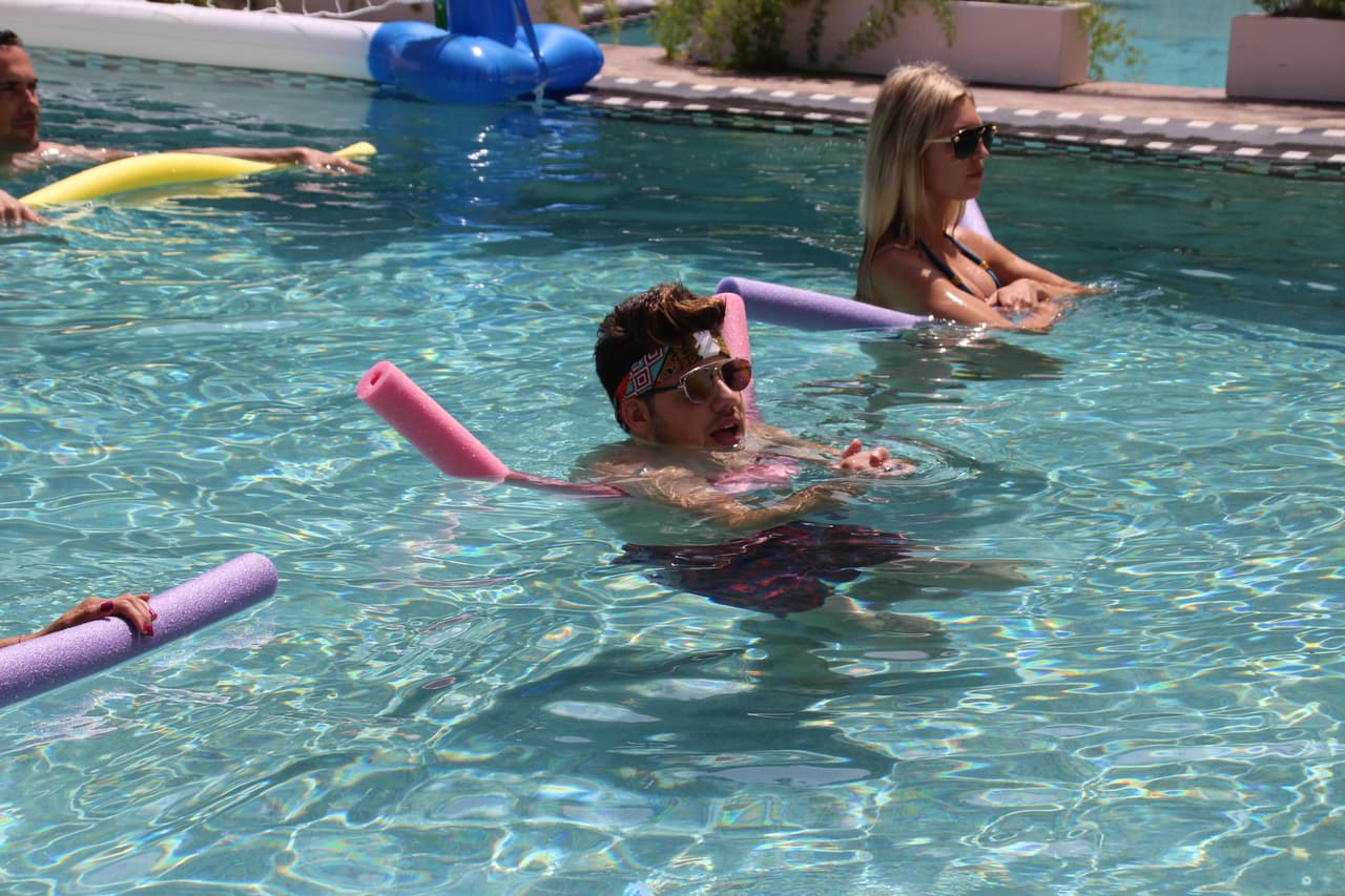 William Valdés era el participante más entusiasta de la clase.