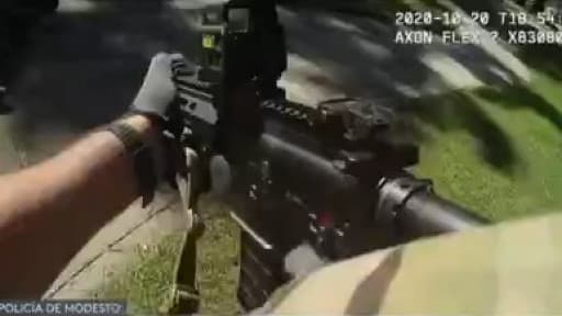 Revelan video de policías de Modesto disparar a sospechoso de homicidios en Stockton