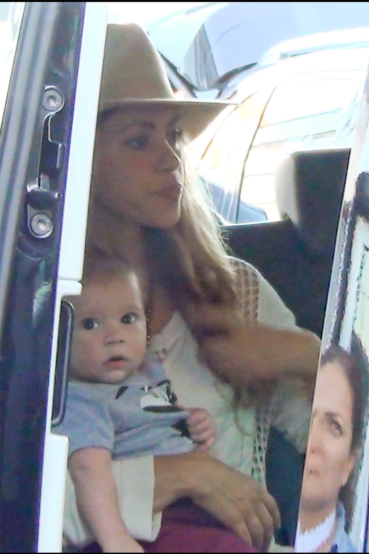 Shakira y Milan viajaron para apoyar a Gerard en la final de la Champions League.