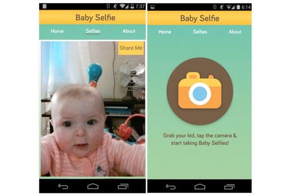 La aplicación para que los bebés también tengan su "selfie"