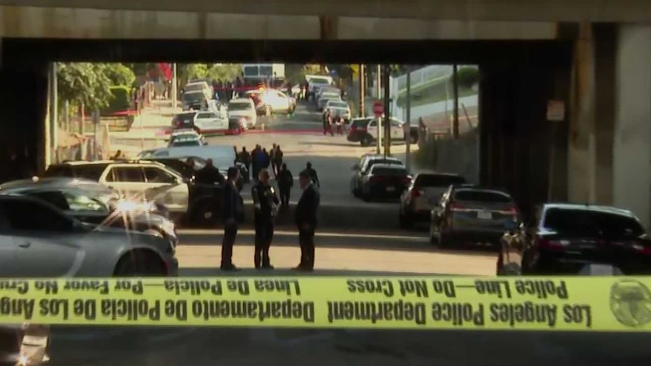 Balacera durante persecución de vehículo robado en Boyle Heights