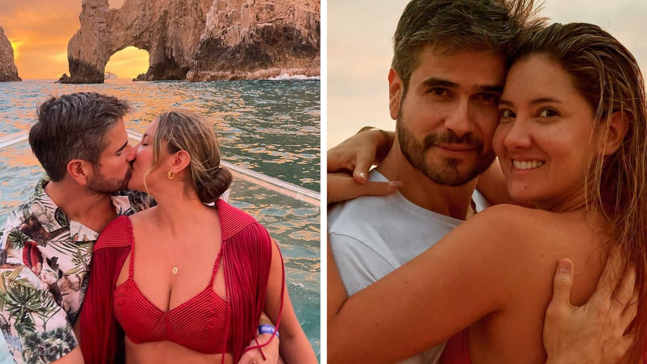 Daniella Álvarez y Daniel Arenas disfrutaron su amor en unas románticas vacaciones en México