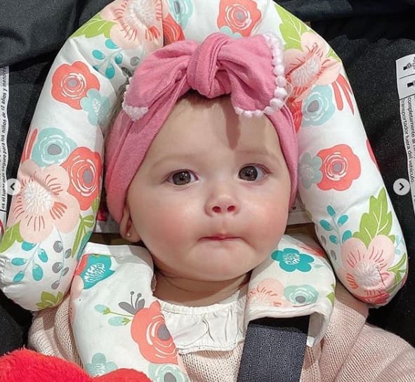 Contó que 
<b>la bebé salió "volando" </b>y sufrió un golpe en la parte trasera de la cabeza. Estuvo algunas horas en observación en un hospital y no hubo ninguna consecuencia grave.