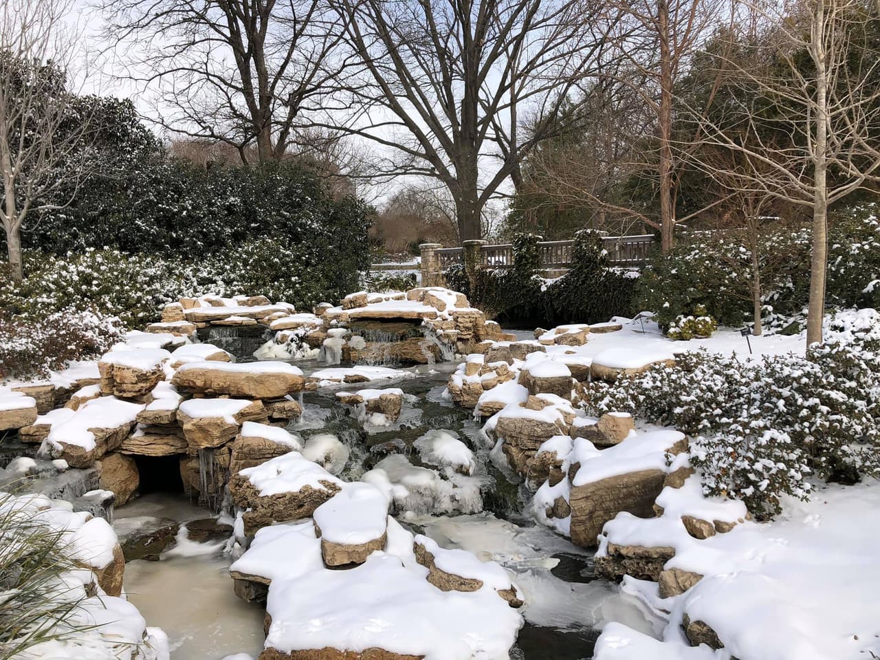 Un panorama que parecía de una escena encantada.
<br>