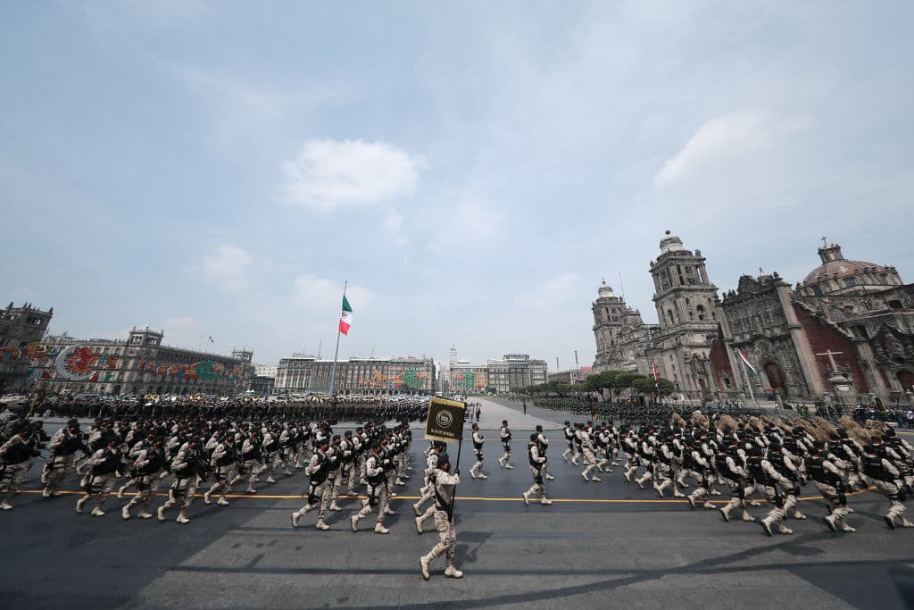 Imagen del desfile militar de las celebraciones por la Independencia en 2021.