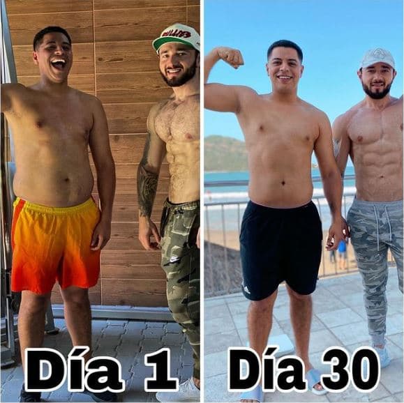 Al final, con disciplina y esfuerzo el intérprete de ‘Nada’ logró bajar 15 kilos, es decir, 33 libras. Eudin Caz se deshizo de dicho peso en aproximadamente un mes, el plazo indicado por su entrenador personal.