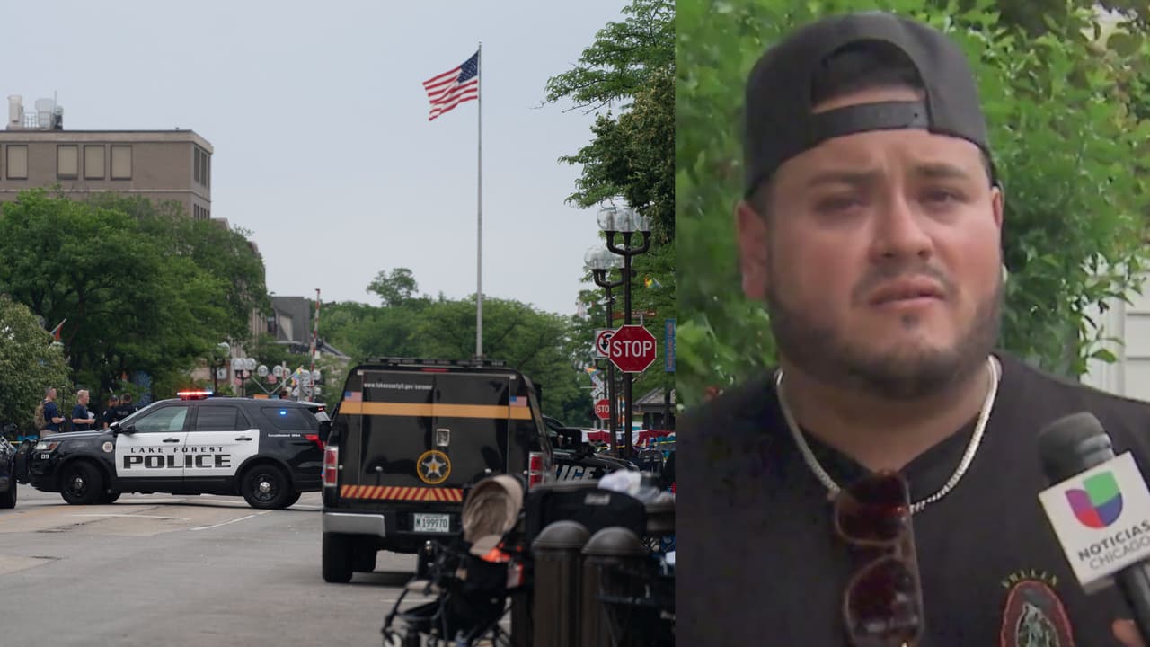 En medio del pánico, algunos hicieron todo cuanto pudieron para 
<a href="https://www.univision.com/local/chicago-wgbo/como-evitar-que-ninos-sientan-temor-tras-tiroteo-en-highland-park-experta-pide-a-padres-controlar-su-ansiedad-video" target="_blank">poner a salvo a sus seres queridos</a>, como 
<b>Alexander Sandoval</b>, quien 
<b>ocultó a su hijo</b> en un
<b> bote de basura</b>.